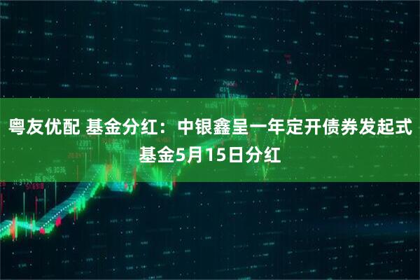 粤友优配 基金分红:中银鑫呈一年定开债券发起式基金5月15日分红