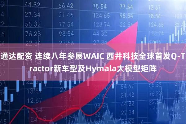 通达配资 连续八年参展WAIC 西井科技全球首发Q-Tractor新车型及Hymala大模型矩阵